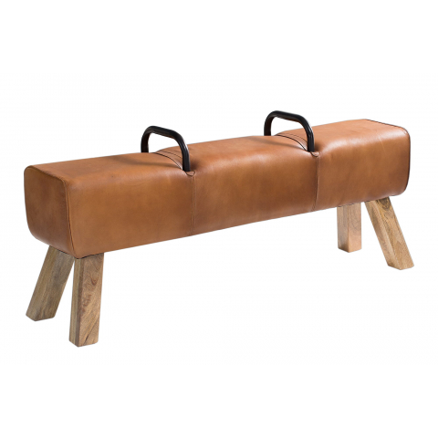 Ławka Bock 134cm skóra -...