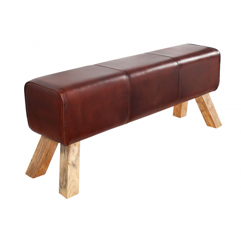Ławka Bock 100cm skóra -...