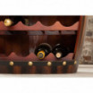 Stojak na wino Bodega 80 cm kawowy Invicta