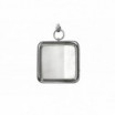 Lustro Portrait 28cm srebrny Invicta