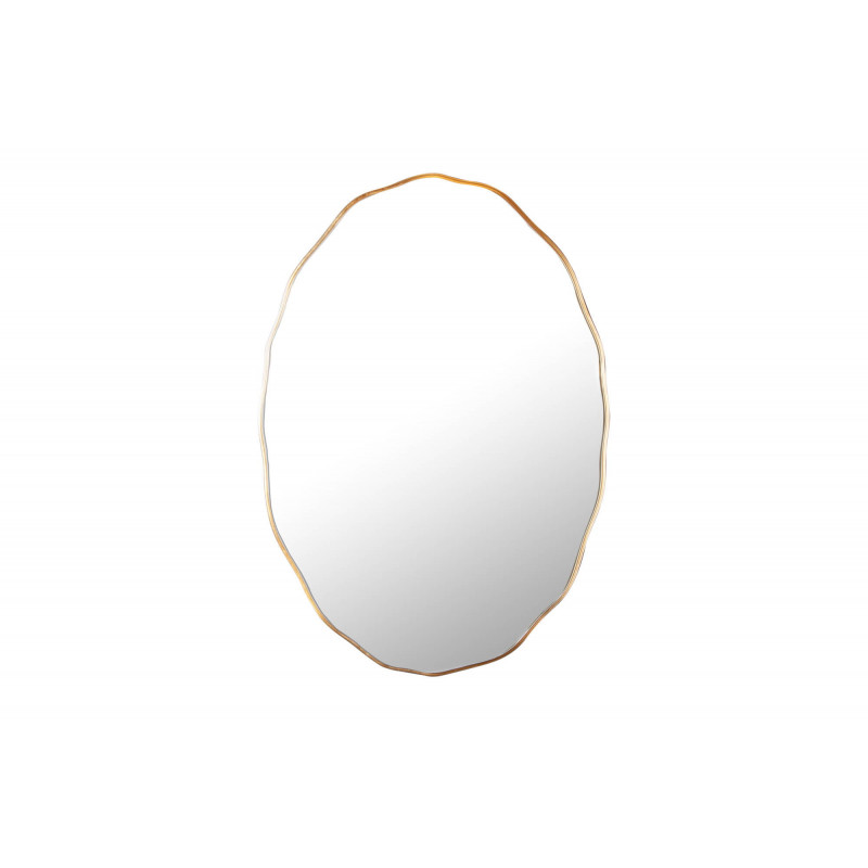 Lustro Elegancia 100cm okrągłe złoty Invicta