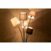 Lampa podłogowa Floor czarny-biały-szary Invicta