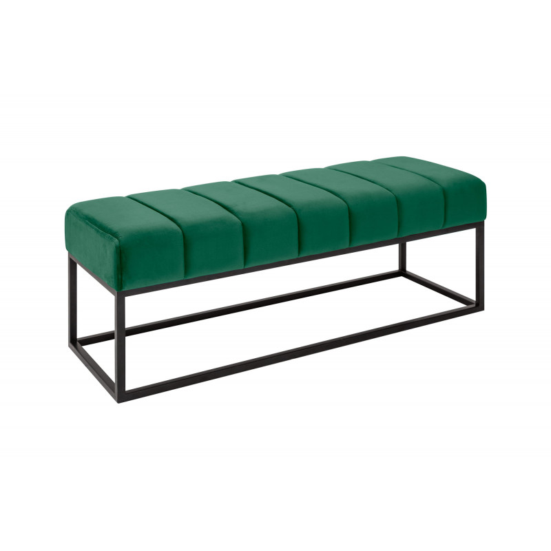 Ławka Petit Beaute 110cm aksamit szmaragdowy - Invicta