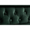 Sofa Niagara 3 aksamit zielony - Invicta