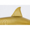 Rzeźba Rekin 70 cm złota