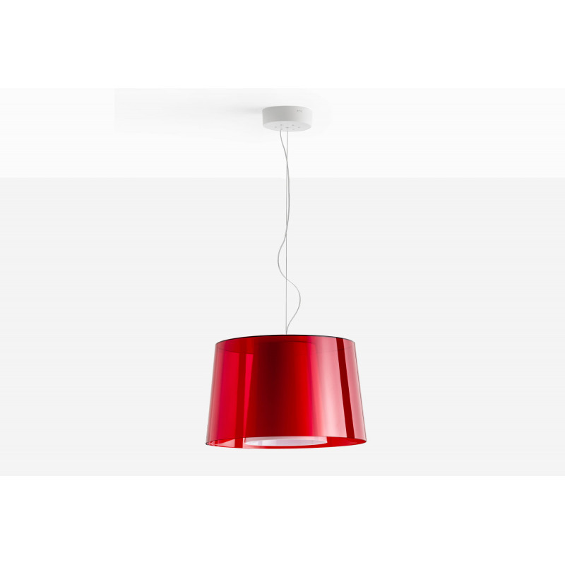 Lampa L001S/BA Transparentny czerwony - Pedrali