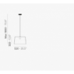 Lampa L001SW/B Szary - Pedrali