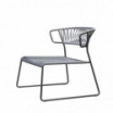 Fotel Lisa Lounge Club - kolor ramy linen