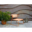 Fotel Lisa Lounge Club - kolor ramy terracotta
