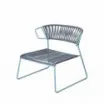 Fotel Lisa Lounge Club - kolor ramy air-force blue/niebieski