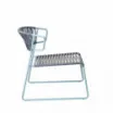 Fotel Lisa Lounge Club - kolor ramy air-force blue/niebieski