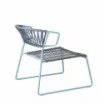 Fotel Lisa Lounge Club - kolor ramy air-force blue/niebieski