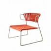 Fotel Lisa Lounge Filò - rama dove grey/szary