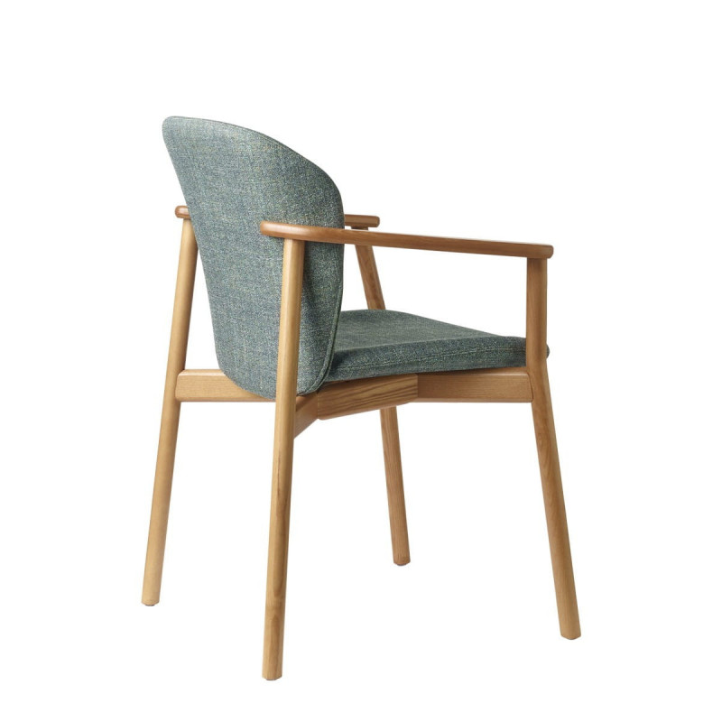 Fotel Finn natural - rama blond