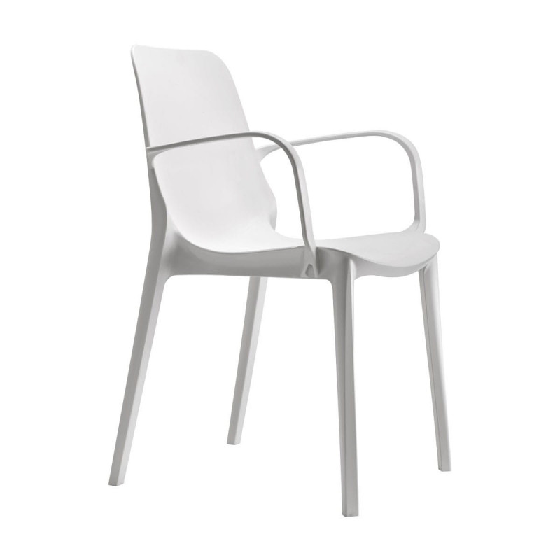 Krzesło Ginevra - linen  z podłokietnikami