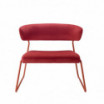 Fotel Lisa Lounge - rama terracotta