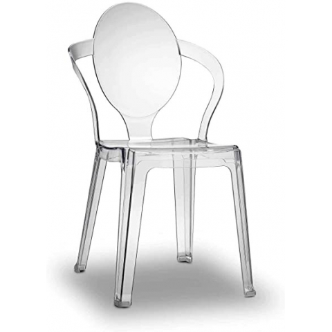 Krzesło Spoon transparentne