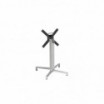 Podstawa do stołu Domino  srebrny h 109 Scab Design