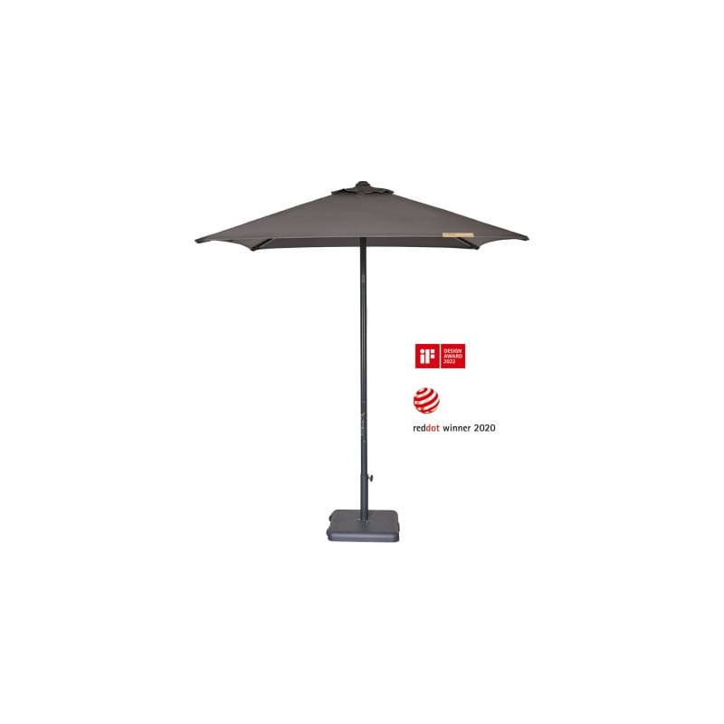 Parasol ogrodowy Eolo Pureti antracytowy 3 x 3 m - Ezpeleta