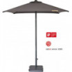 Parasol ogrodowy Eolo Pureti antracytowy 3 x 3 m - Ezpeleta
