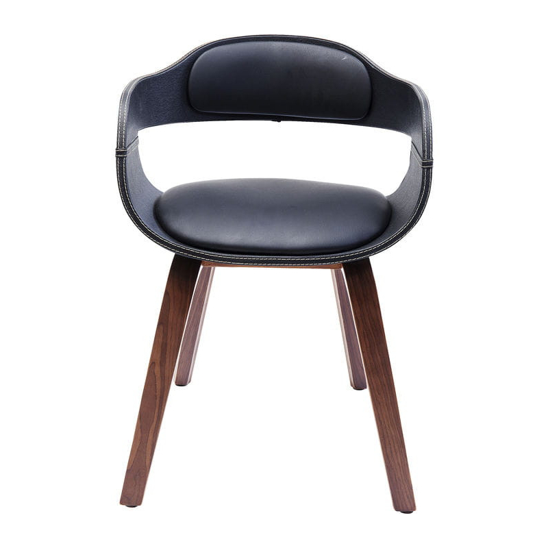 Kare Krzesło z podłokietnikiem Costa Walnut