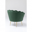 Kare Fotel Water Lily ciemny zielony