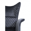 Kare Fotel Tudor Velvet czarne