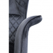 Kare Fotel Tudor Velvet czarne