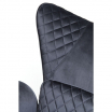 Kare Fotel Tudor Velvet czarne