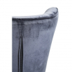 Kare Fotel Tudor Velvet czarne