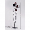 Lampa podłogowa Flexible Mocca Cinque Kare