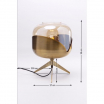 Lampa stołowa Golden Goblet Ball Kare