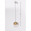 Lampa wisząca Golden Goblet 25cm Kare