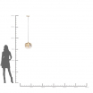Lampa wisząca Golden Goblet 25cm Kare