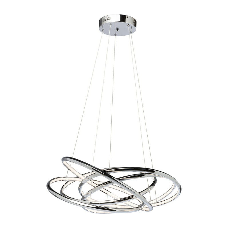 Lampa wisząca Saturn LED Chrome Big Kare