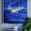 Lampa wisząca Saturn LED Chrome Big Kare