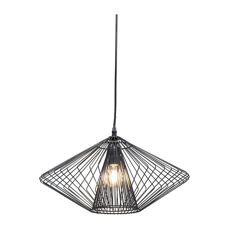 Lampa wisząca Modo Wire Round Black Kare