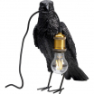 Lampa stołowa Crow Mat Black Kare