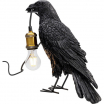 Lampa stołowa Crow Mat Black Kare