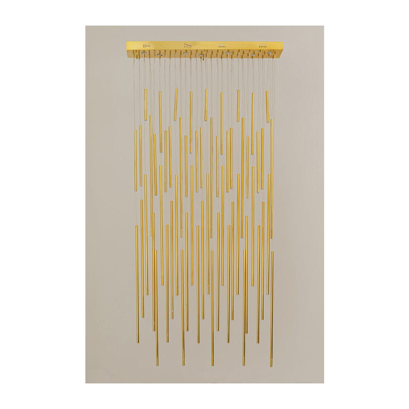 Lampa wisząca Living Vegas Deluxe Brass LED Kare