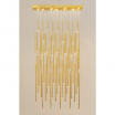 Lampa wisząca Living Vegas Deluxe Brass LED Kare