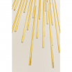 Lampa wisząca Living Vegas Deluxe Brass LED Kare