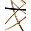 Stół Molekular Gold śr. 120 cm Kare