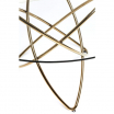 Stół Molekular Gold śr. 120 cm Kare