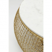 Stolik kawowy Cesta Marble Gold śr. 100 cm Kare