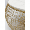 Stolik kawowy Cesta Marble Gold śr. 100 cm Kare