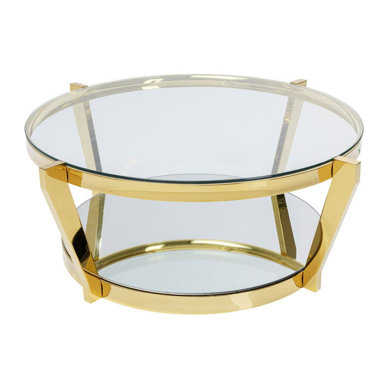 Stolik kawowy Monocolo Gold śr. 90 cm Kare