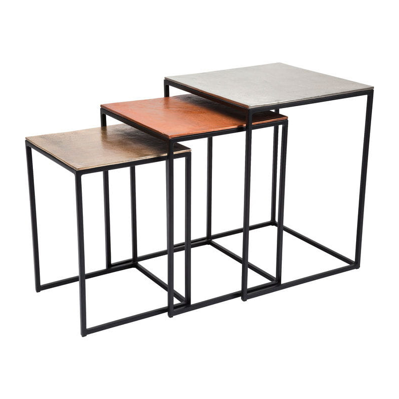 Stolik kawowy Loft Square Vintage Kare