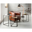 Stolik kawowy Loft Square Vintage Kare