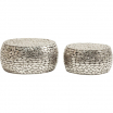 Stolik kawowy Pebbles Deluxe Silver Kare